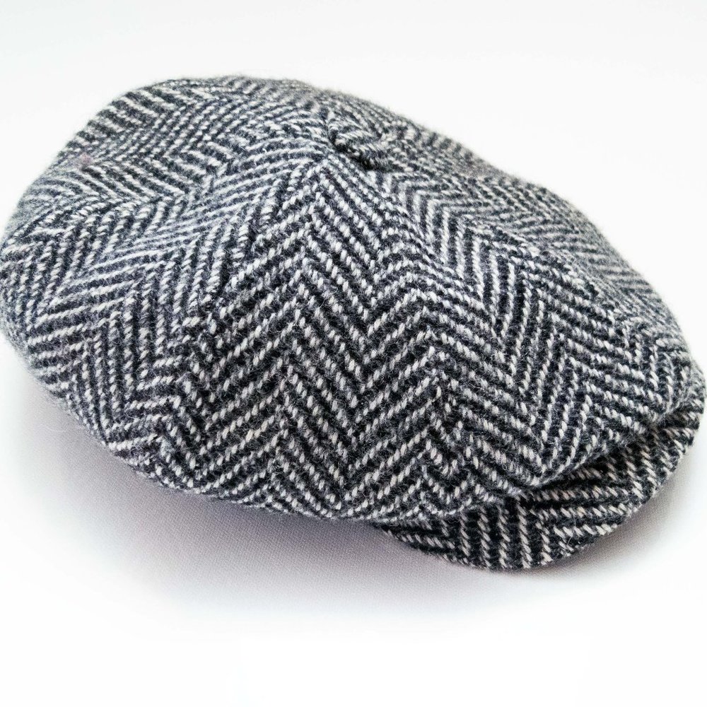 Wigens Wool Newsboy Hat 100% Wool Size 58 (Medium) Made in Sweden